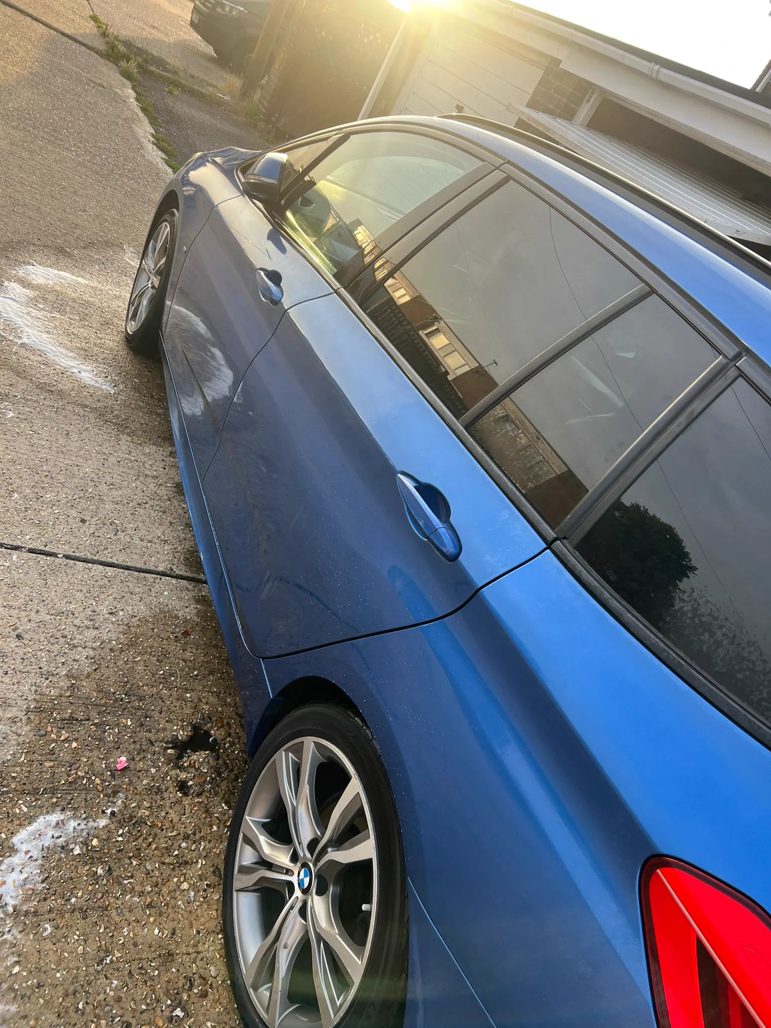 Deep gloss on a blue BMW 2 Series after a full exterior detail in Havant